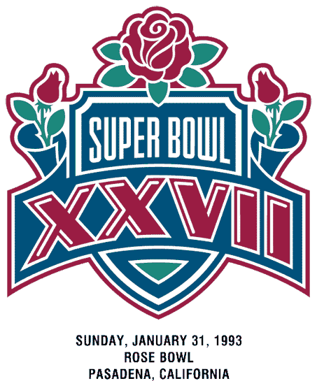 Super Bowl XXVII Logo vinyl decal